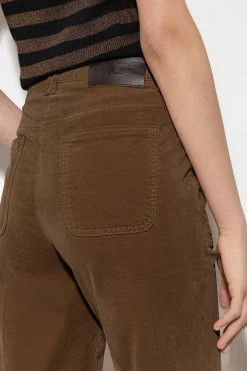 Sale LUISA CERANO Samt-Flared-Pants