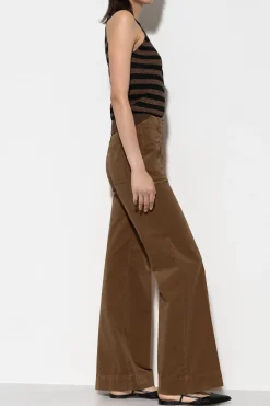 Sale LUISA CERANO Samt-Flared-Pants