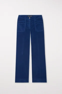 Sale LUISA CERANO Samt-Flared-Pants