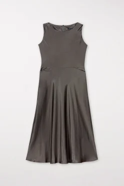 Sale LUISA CERANO Satin-Kleid