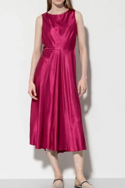 Sale LUISA CERANO Satin-Kleid