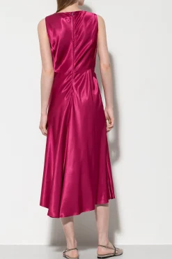 Sale LUISA CERANO Satin-Kleid