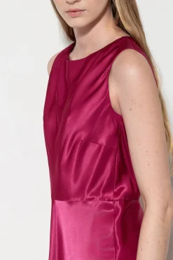 Sale LUISA CERANO Satin-Kleid
