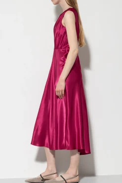 Sale LUISA CERANO Satin-Kleid