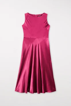 Sale LUISA CERANO Satin-Kleid