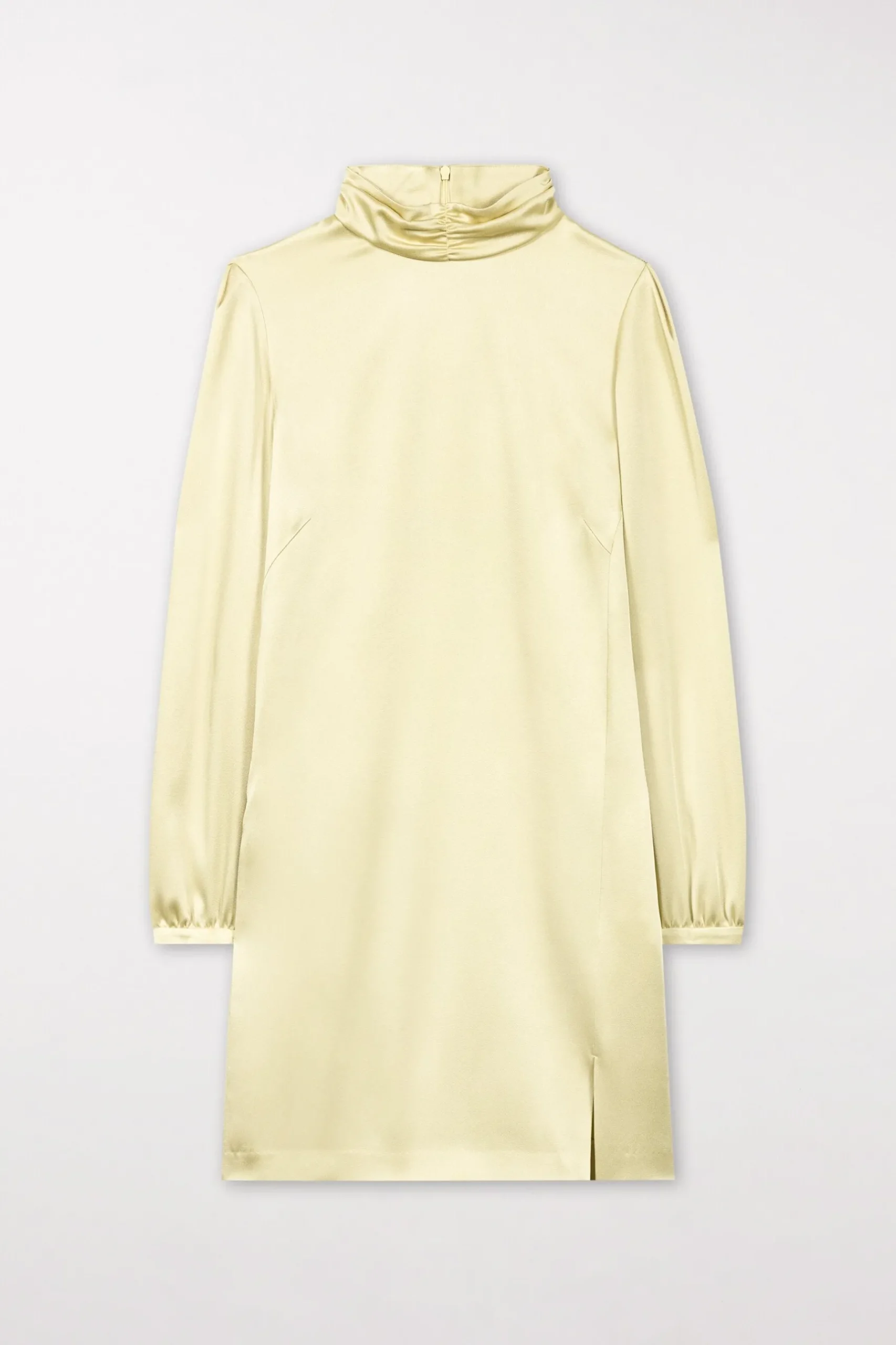 Sale LUISA CERANO Satin-Minikleid pale citron