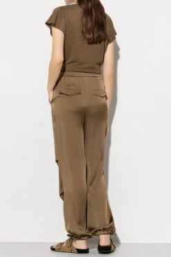 Sale LUISA CERANO Satin-Parachute-Pants