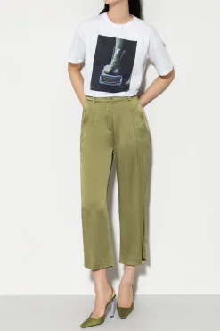 Best LUISA CERANO Satin-Wideleg-Pants