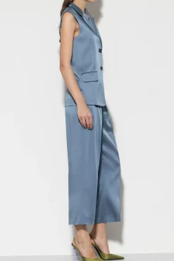 Best LUISA CERANO Satin-Wideleg-Pants