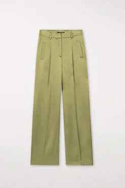 Best LUISA CERANO Satin-Wideleg-Pants