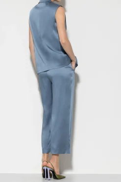 Best LUISA CERANO Satin-Wideleg-Pants
