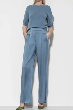 Best LUISA CERANO Satin-Wideleg-Pants