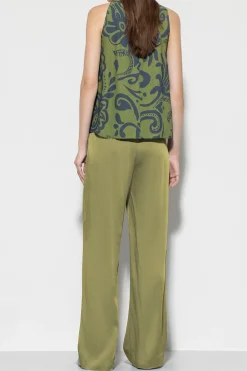 Best LUISA CERANO Satin-Wideleg-Pants