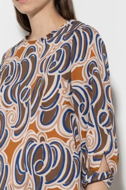 Outlet LUISA CERANO Seidenbluse Mit Graphic-Print multi