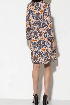 Best LUISA CERANO Seidenkleid Mit Graphic-Print multi