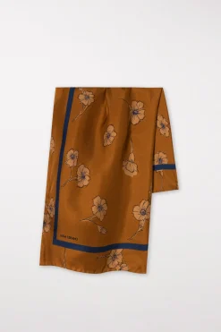 New LUISA CERANO Seidentuch Mit Flower-Print multi