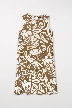 New LUISA CERANO Shiftdress Mit Leaf-Print multi