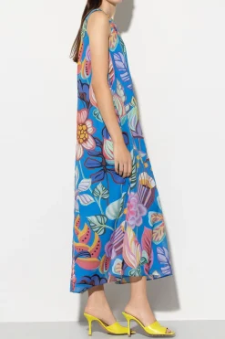 Sale LUISA CERANO Slipdress Mit Caribbean-Print