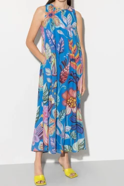 Sale LUISA CERANO Slipdress Mit Caribbean-Print