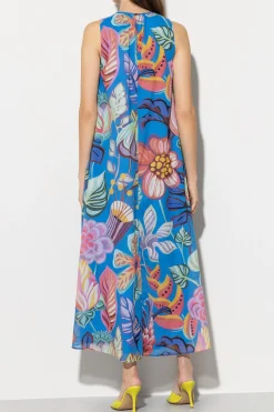 Sale LUISA CERANO Slipdress Mit Caribbean-Print