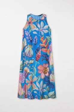 Sale LUISA CERANO Slipdress Mit Caribbean-Print