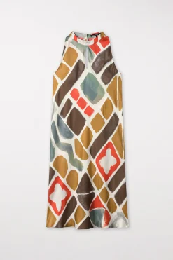 Online LUISA CERANO Slipdress Mit Ethnic-Print multi
