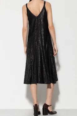 Online LUISA CERANO Slipdress Mit Flower-Design black