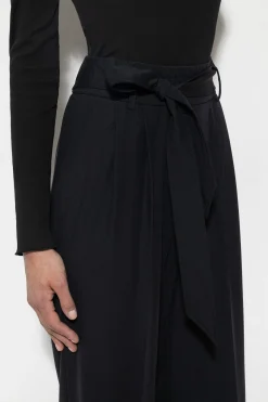 LUISA CERANO Softshell-Wideleg-Pants black