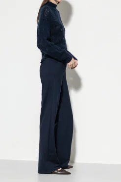 Outlet LUISA CERANO Softshell-Wideleg-Pants midnight blue