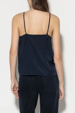 Clearance LUISA CERANO Spaghetti-Top Mit Strasskordel
