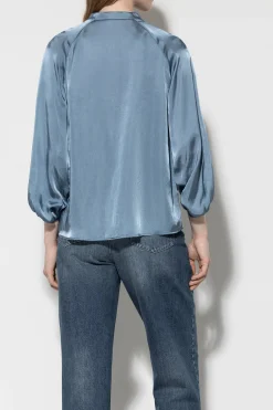 Online LUISA CERANO Stehkragenbluse Mit 3/4-Arm