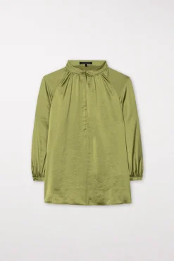 Online LUISA CERANO Stehkragenbluse Mit 3/4-Arm