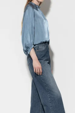Online LUISA CERANO Stehkragenbluse Mit 3/4-Arm