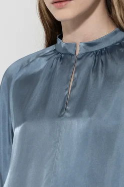 Online LUISA CERANO Stehkragenbluse Mit 3/4-Arm