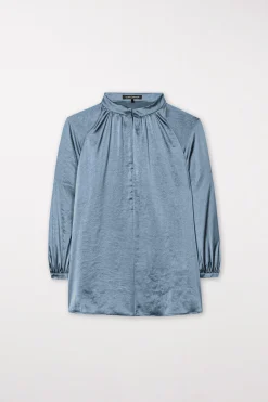Online LUISA CERANO Stehkragenbluse Mit 3/4-Arm