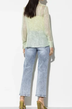 Best LUISA CERANO Straightleg-Denim Im Used-Look denim blue