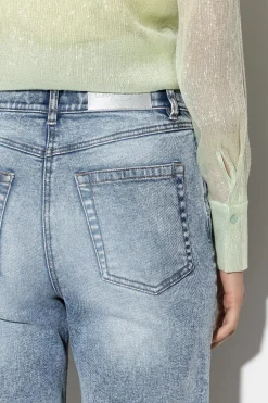 Best LUISA CERANO Straightleg-Denim Im Used-Look denim blue