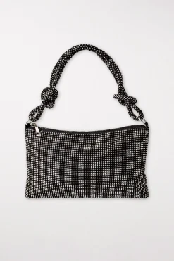 Clearance LUISA CERANO Strass-Tasche deep black