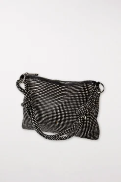 Clearance LUISA CERANO Strass-Tasche deep black