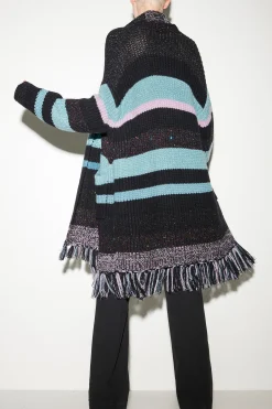 Sale LUISA CERANO Streifen-Cardigan Aus Woll-Mix multi