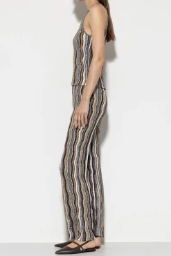 Discount LUISA CERANO Strickhose Mit Fancy-Stripe multi