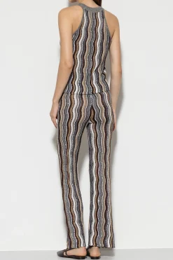 Discount LUISA CERANO Strickhose Mit Fancy-Stripe multi
