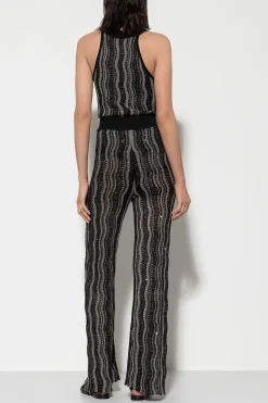 Online LUISA CERANO Strickhose Mit Fancy-Stripe black
