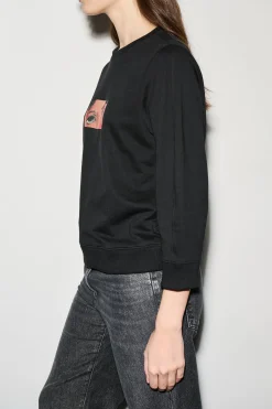 LUISA CERANO Sweater Mit Modigliani-Print black