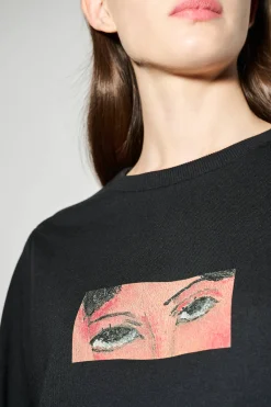 LUISA CERANO Sweater Mit Modigliani-Print black