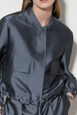 New LUISA CERANO Taft-Blouson