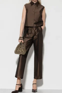 Discount LUISA CERANO Taft-Joggpants nougat