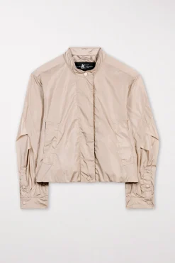 Discount LUISA CERANO Taft-Outdoorjacke cashew