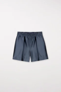 Best LUISA CERANO Taft-Shorts greyish blue