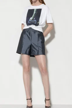 Best LUISA CERANO Taft-Shorts greyish blue
